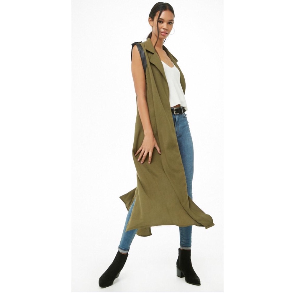 NWT Longline Open Vest